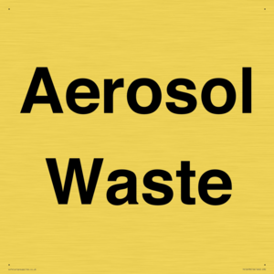 Aerosol Waste